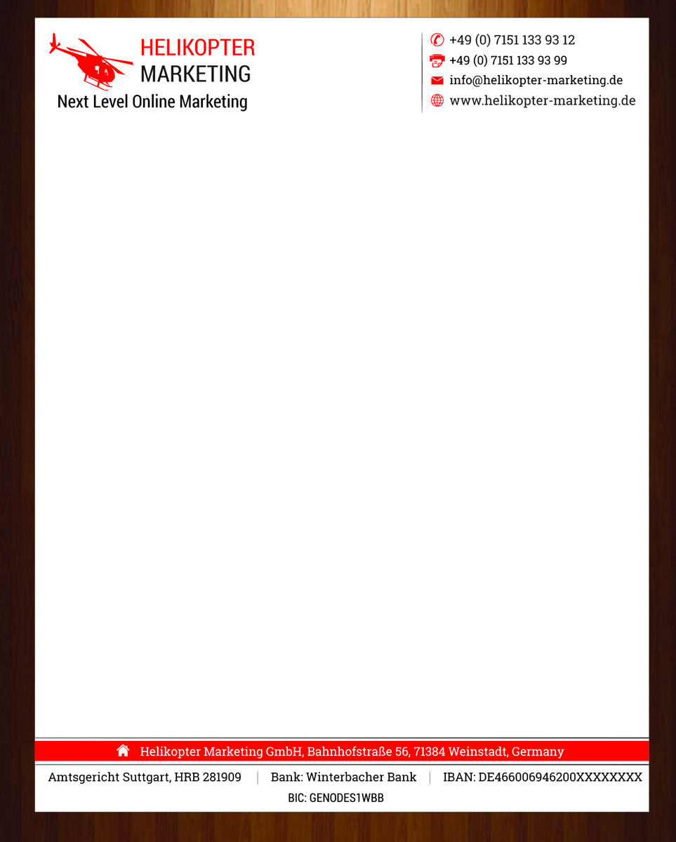 Letterhead Design by HarmiDesigning for magFlags GmbH | Design #6445880
