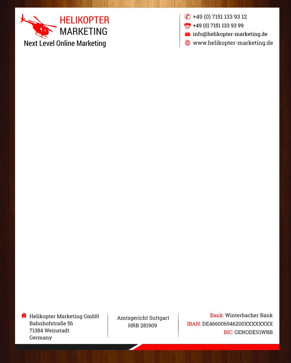 Letterhead Design by HarmiDesigning for magFlags GmbH | Design #6445886