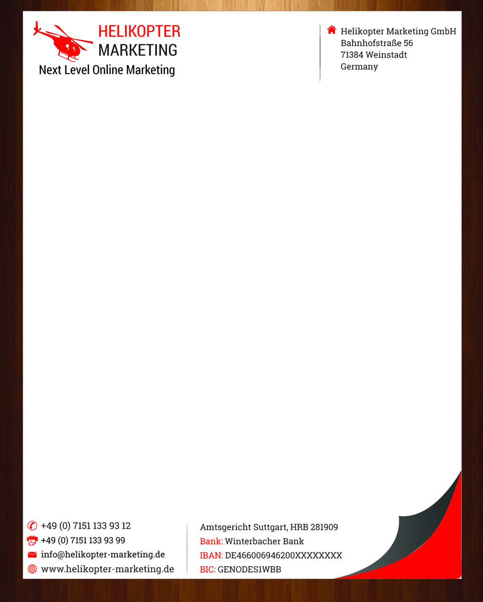 Letterhead Design by HarmiDesigning for magFlags GmbH | Design #6445887