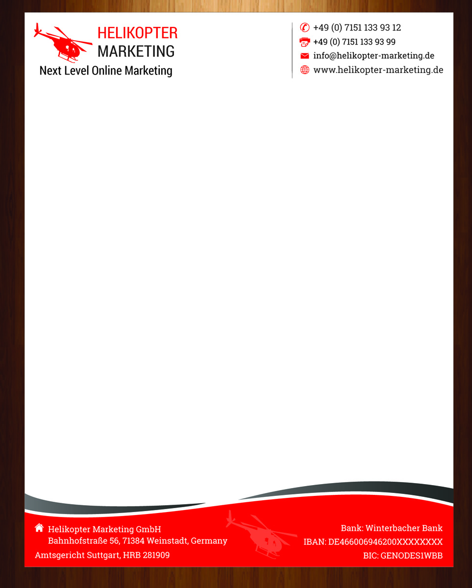 Letterhead Design by HarmiDesigning for magFlags GmbH | Design #6445889