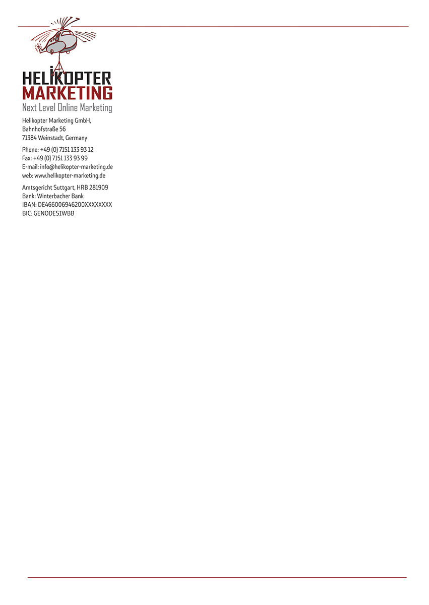 Letterhead Design by dejan_dzamtovski for magFlags GmbH | Design #6459516