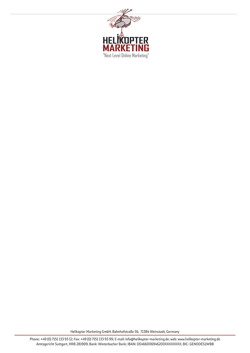 Letterhead Design by dejan_dzamtovski for magFlags GmbH | Design #6459526