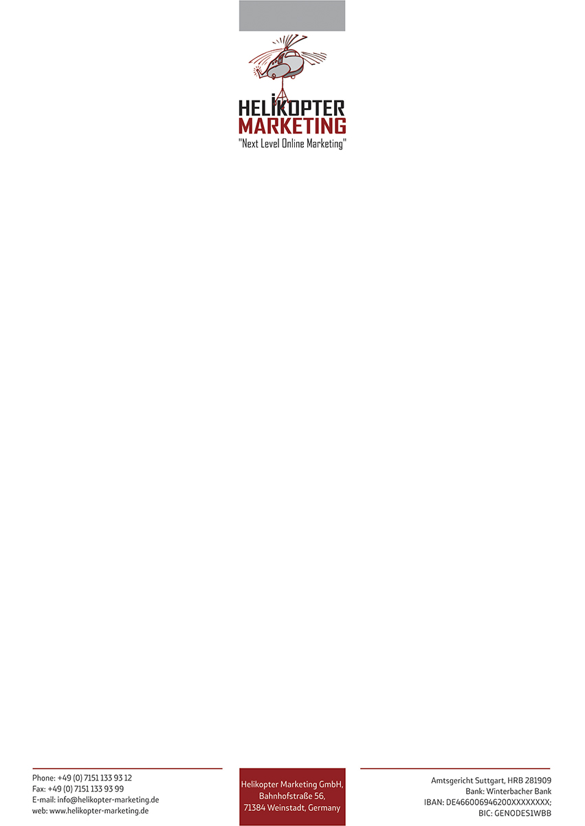 Letterhead Design by dejan_dzamtovski for magFlags GmbH | Design #6459530