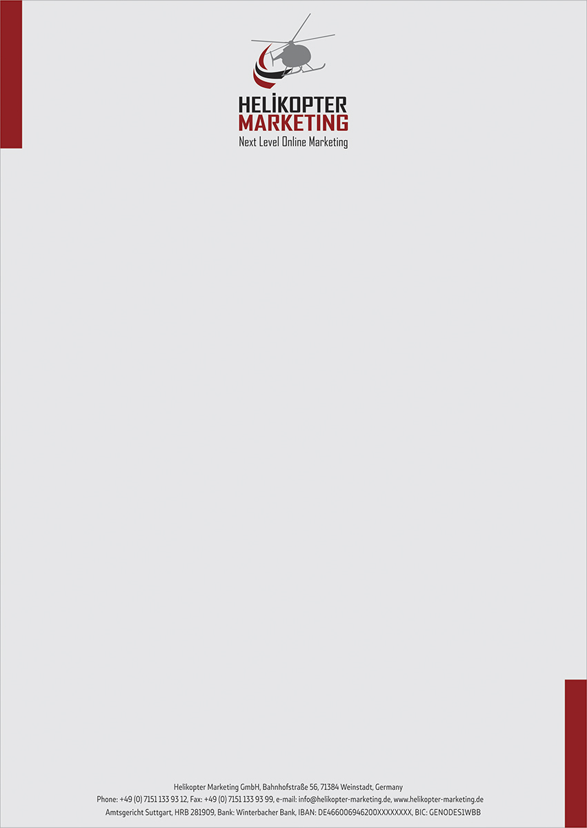 Letterhead Design by dejan_dzamtovski for magFlags GmbH | Design #6469857