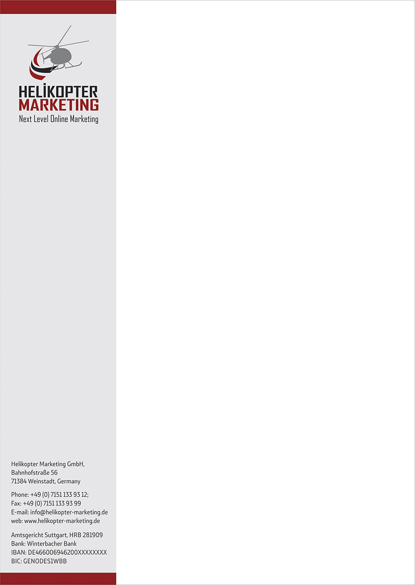 Letterhead Design by dejan_dzamtovski for magFlags GmbH | Design #6469860