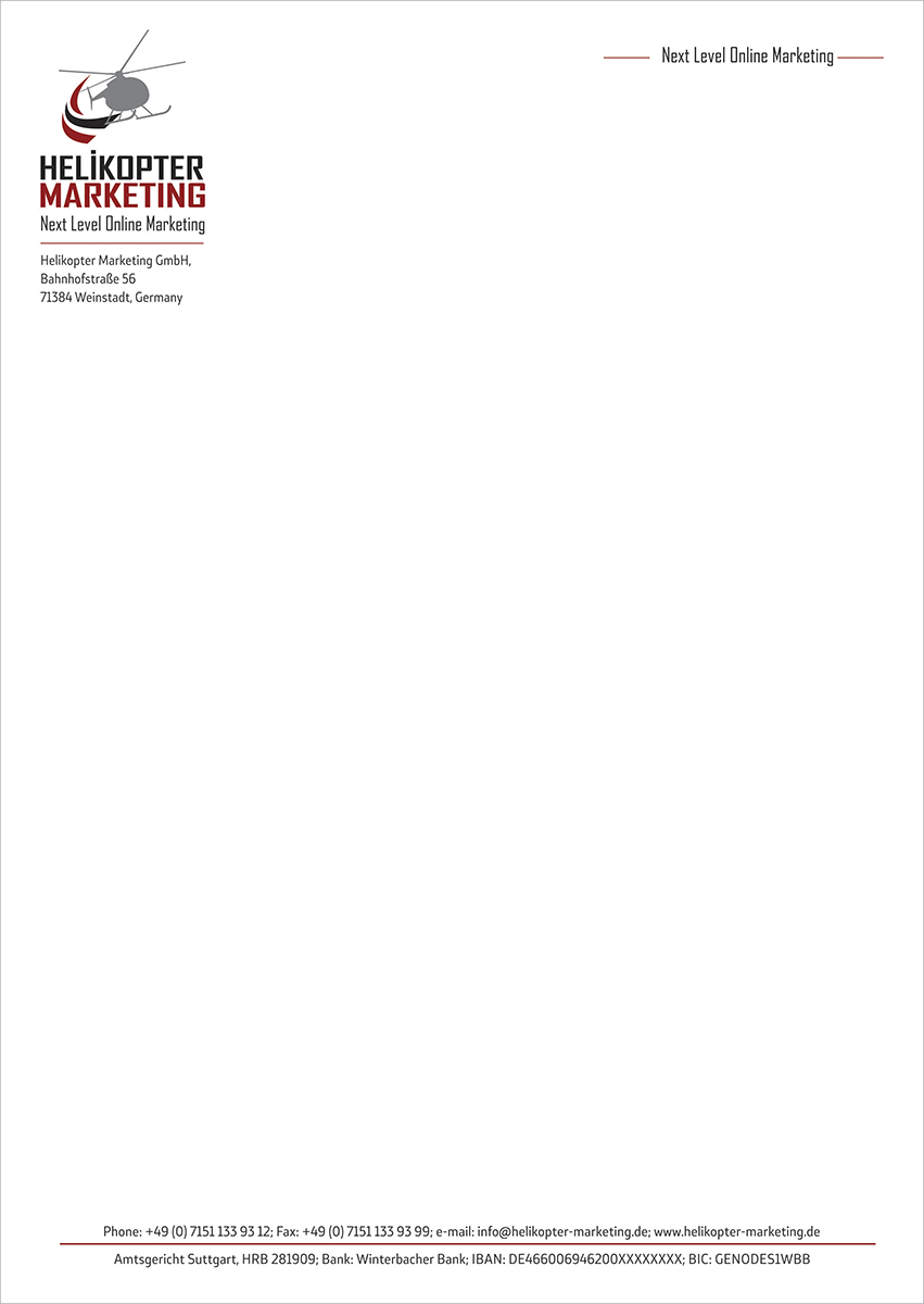 Letterhead Design by dejan_dzamtovski for magFlags GmbH | Design #6469864