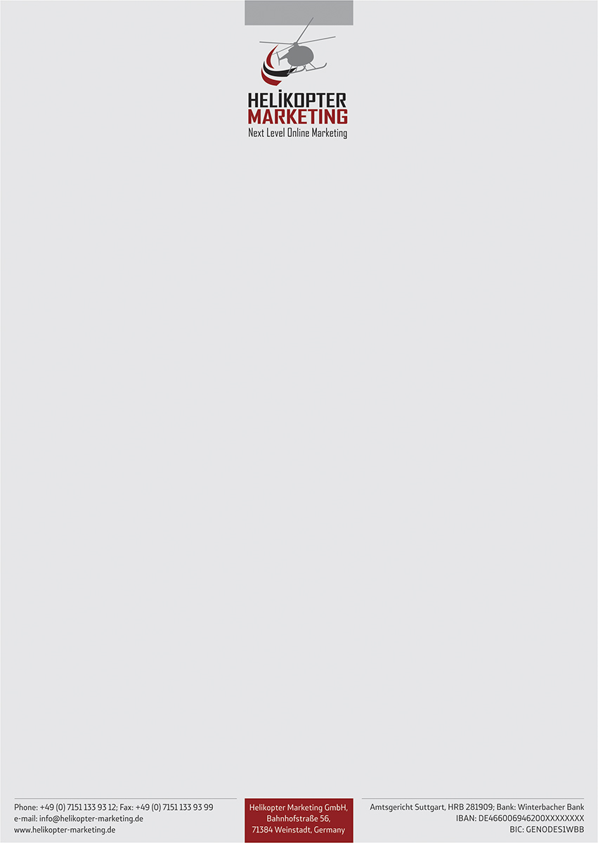 Letterhead Design by dejan_dzamtovski for magFlags GmbH | Design #6469866