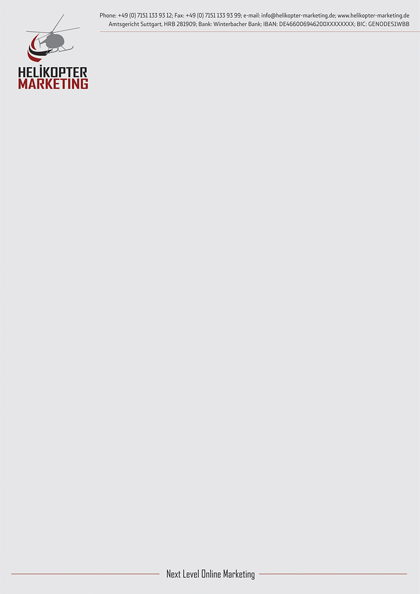 Letterhead Design by dejan_dzamtovski for magFlags GmbH | Design #6469873