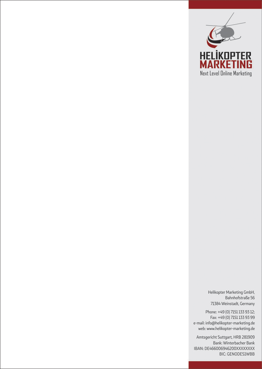 Letterhead Design by dejan_dzamtovski for magFlags GmbH | Design #6471399