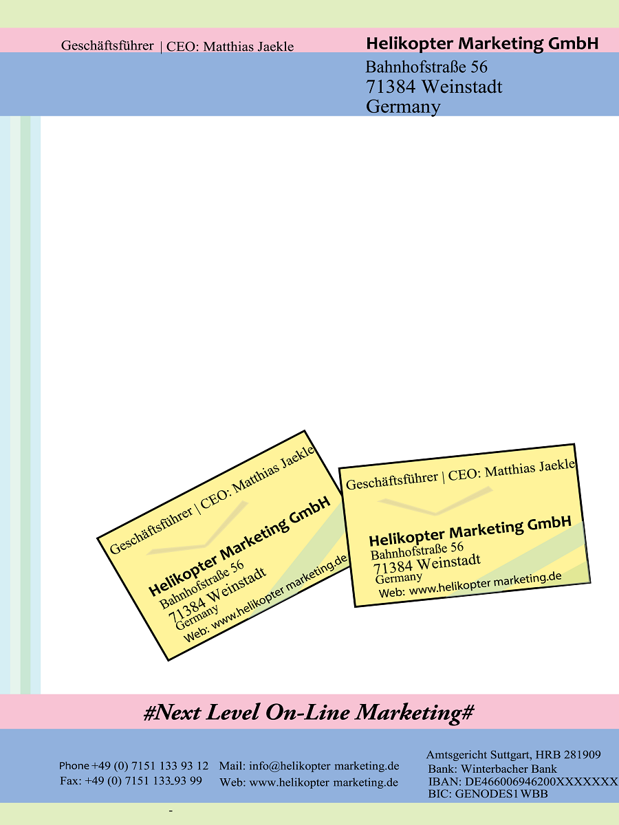 Letterhead Design by Logorhythm for magFlags GmbH | Design #6448671