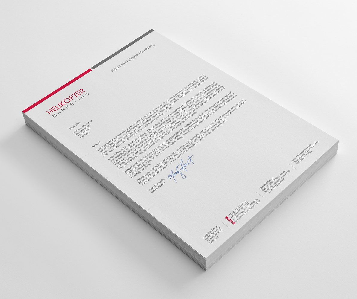 Briefkopf-Design von logodentity für magFlags GmbH | Design #6483092