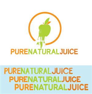 Logo Design by Noctuam for pure natural juice  | Design #1694405