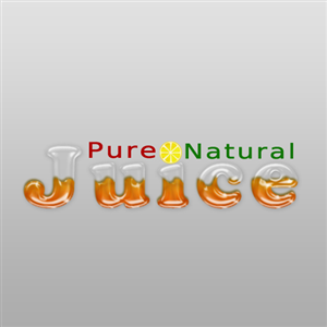 Logo Design by Yana Othman for pure natural juice  | Design: #1699753