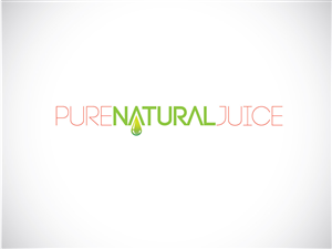 Diseño de Logo por RAW para pure natural juice  | Diseño: #1696638