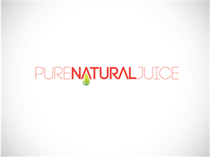 Diseño de Logo por RAW para pure natural juice  | Diseño: #1696642