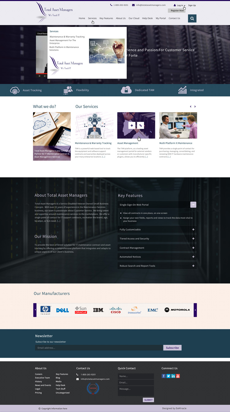 Web Design by Da Miracle for Maverick Web Video | Design #6487825