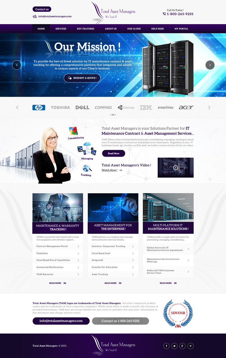 Web Design by Behriatech for Maverick Web Video | Design #6497417