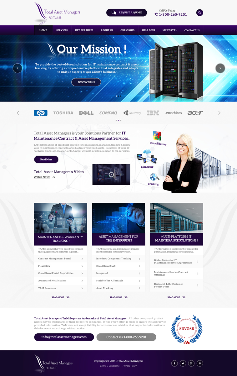 Web Design by Behriatech for Maverick Web Video | Design #6505796