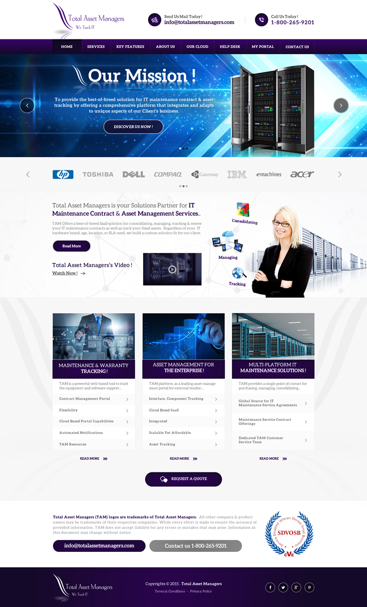 Web Design by Behriatech for Maverick Web Video | Design #6505838