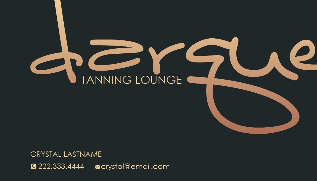 Design de Carte de Visite par valerie2 pour Darque Tanning Lounge | Design #6439049