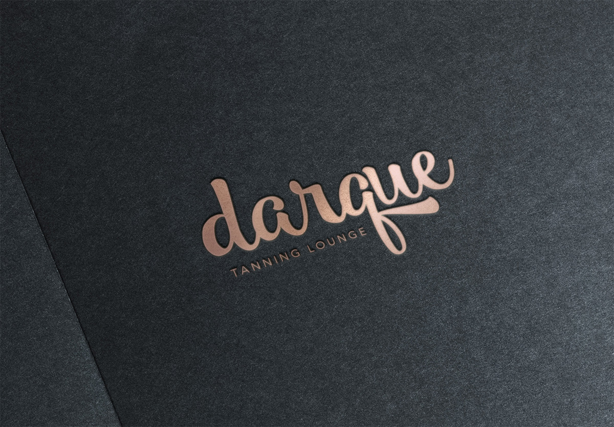 Business Card Design by Luiselotte for Darque Tanning Lounge | Design #6437878