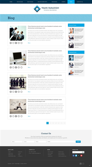 Web Design by pb for this project | Design: #6455426
