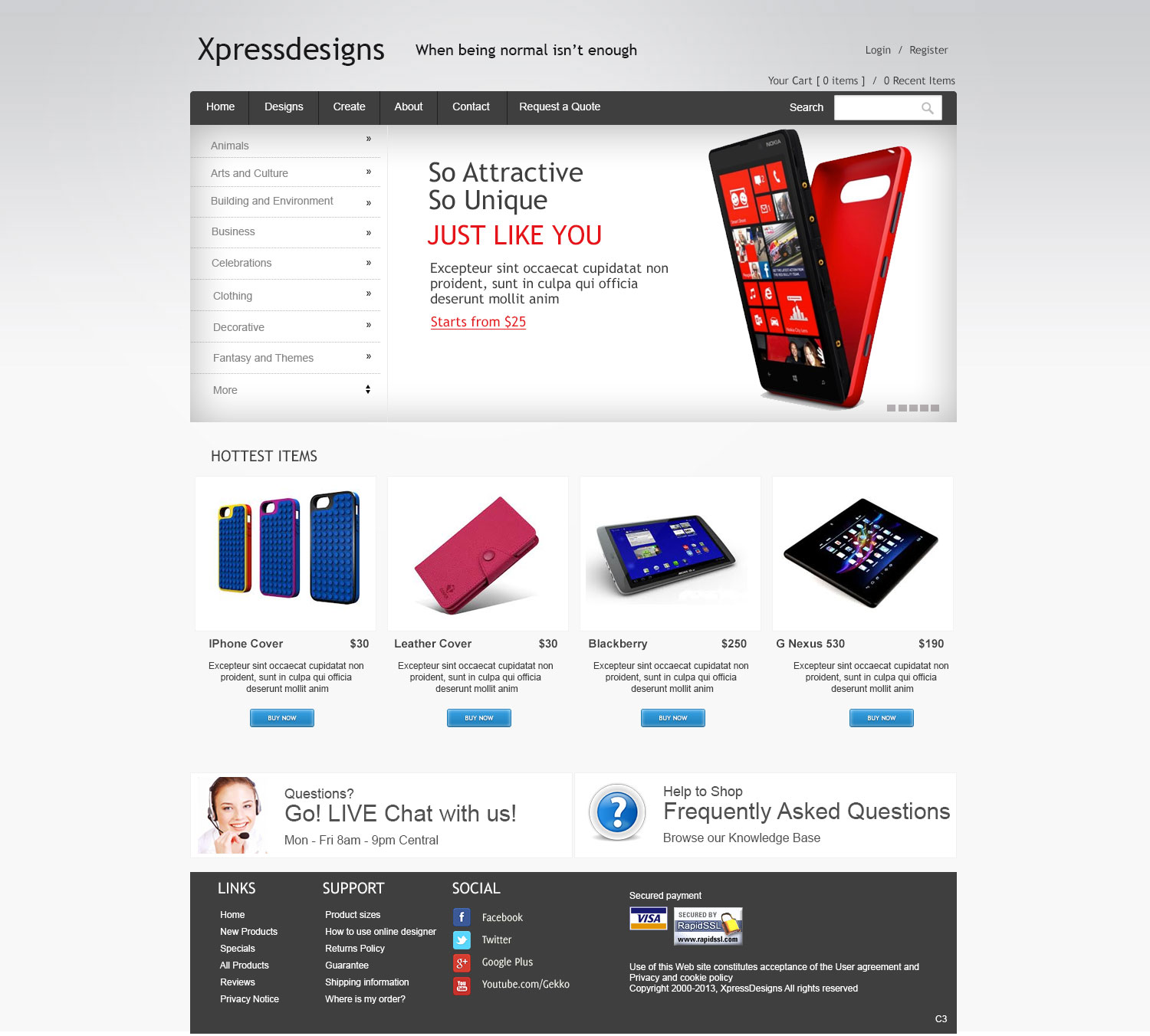 Web Design by pb for XpressDesigns | Design #1707176