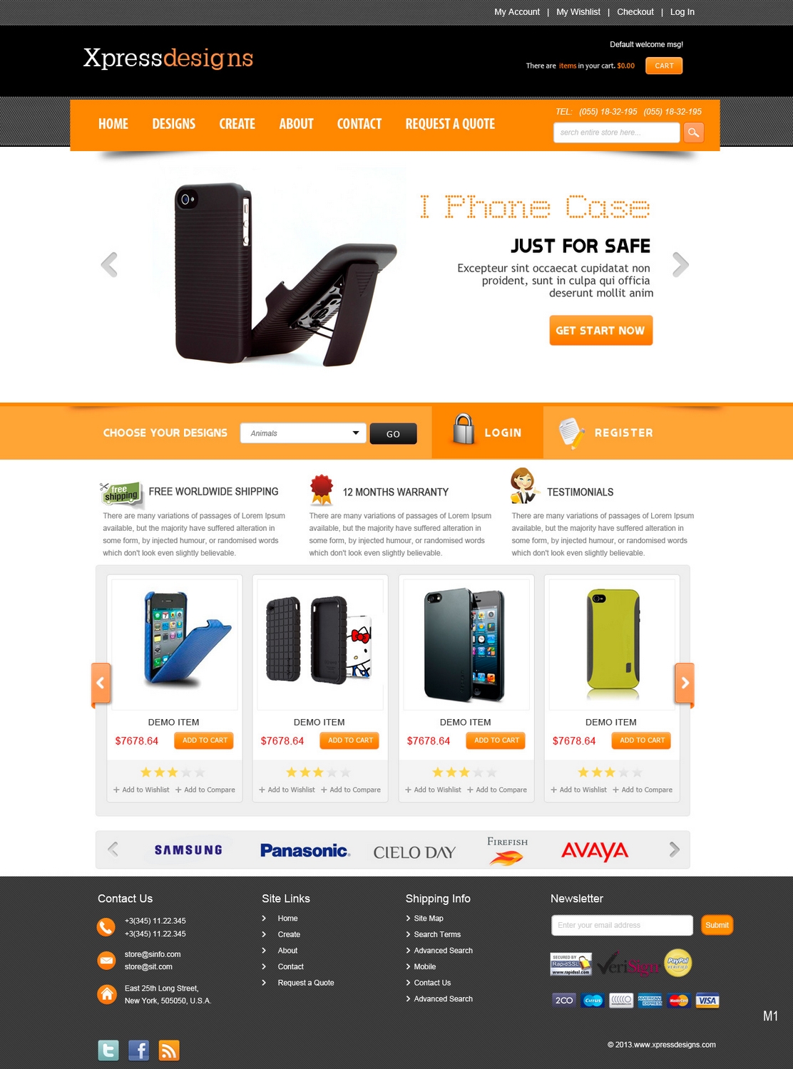 Web Design by pb for XpressDesigns | Design #1707179