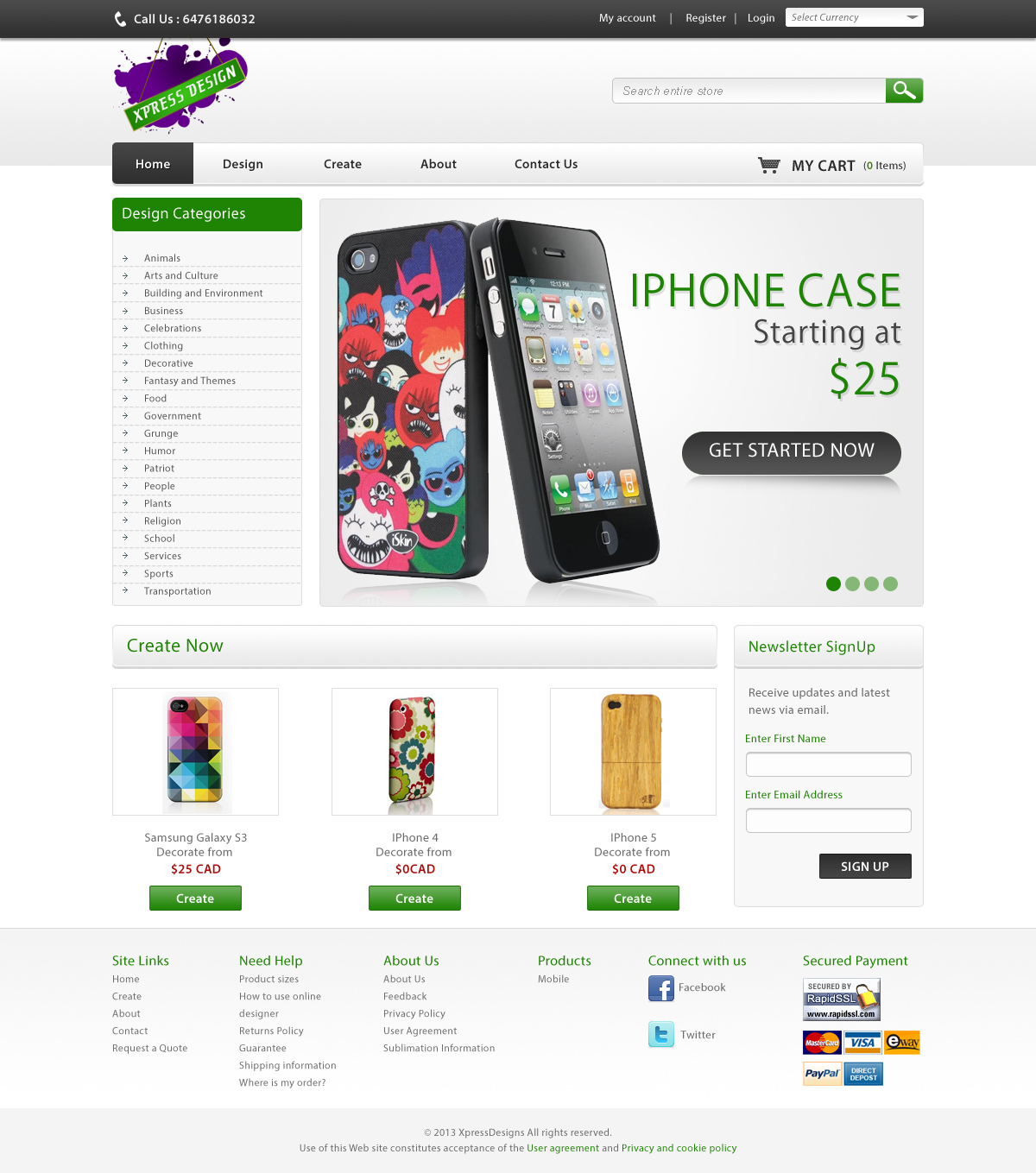 Web Design by Atom for XpressDesigns | Design #1728374