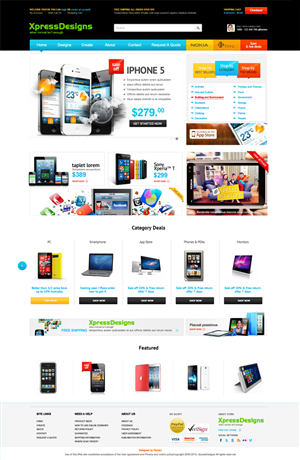 Web Design by RAMAN4U13 for XpressDesigns | Design: #1693853