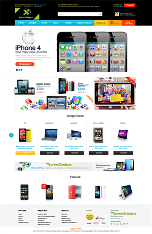 Web-Design von RAMAN4U13 für XpressDesigns | Design: #1737837