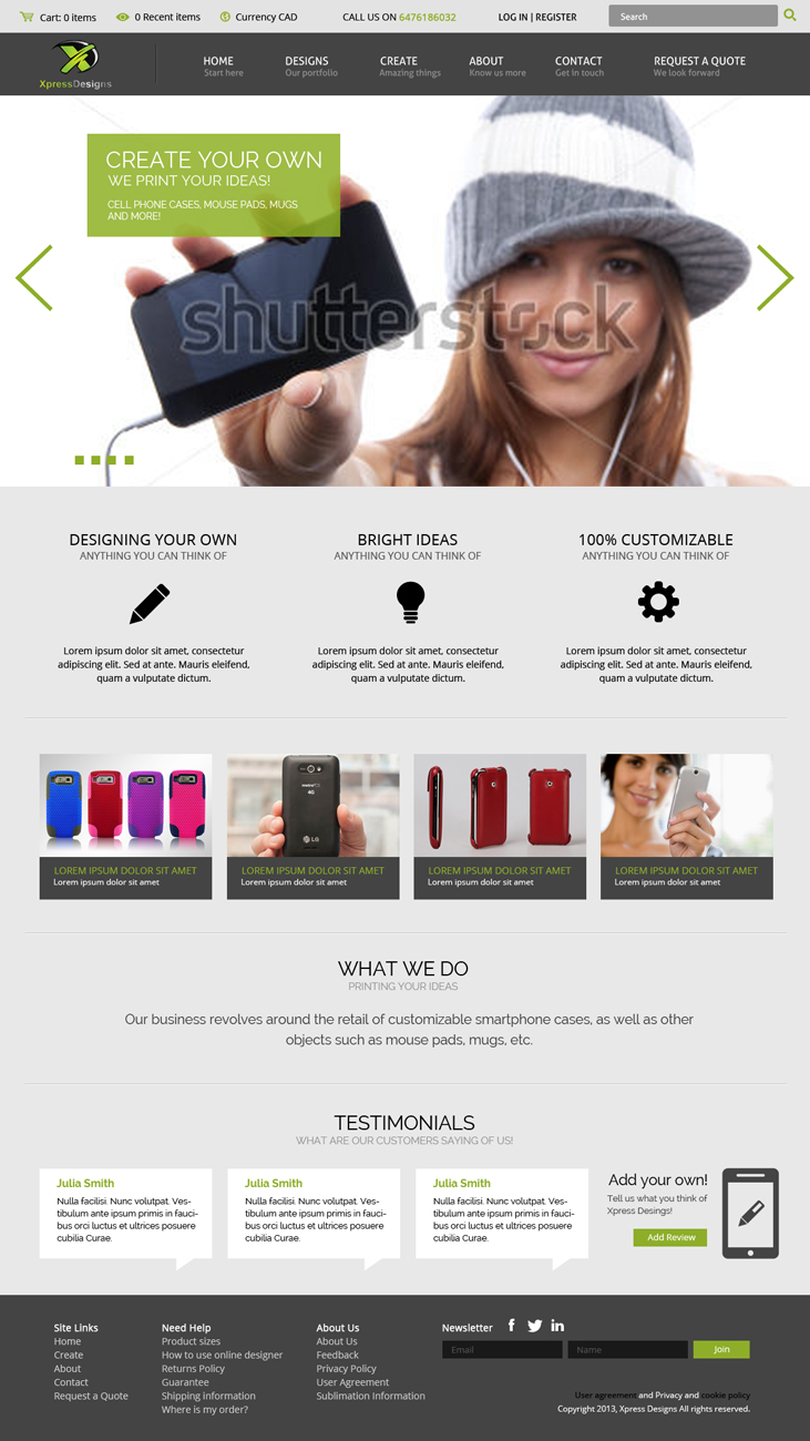 Web-Design von Unity Design Studios für XpressDesigns | Design: #1850032