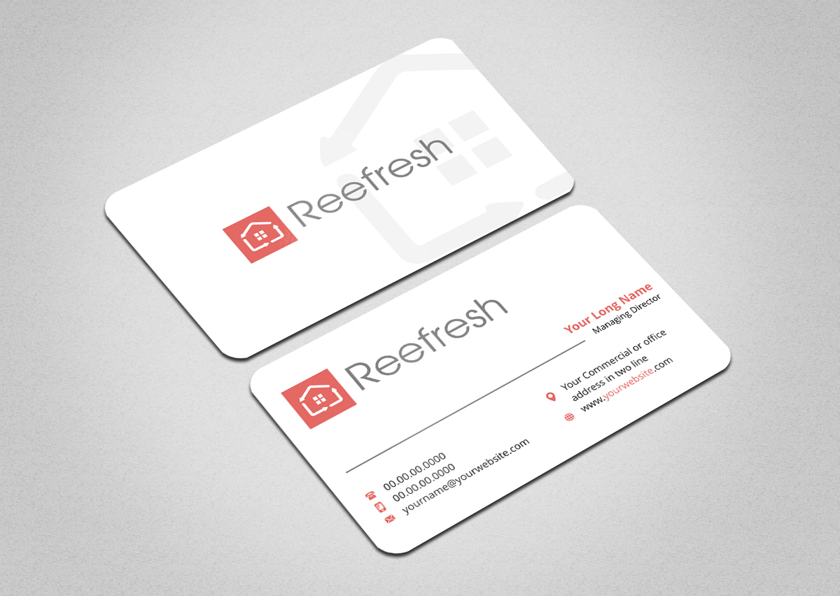 Design de Carte de Visite par INDIAN_Ashok pour Reefresh | Design #6439525