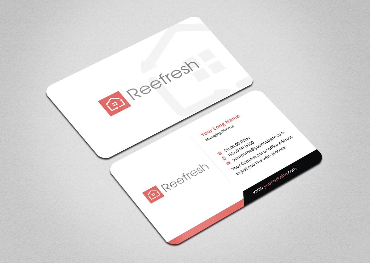 Business Card Design by INDIAN_Ashok for Reefresh | Design #6439529