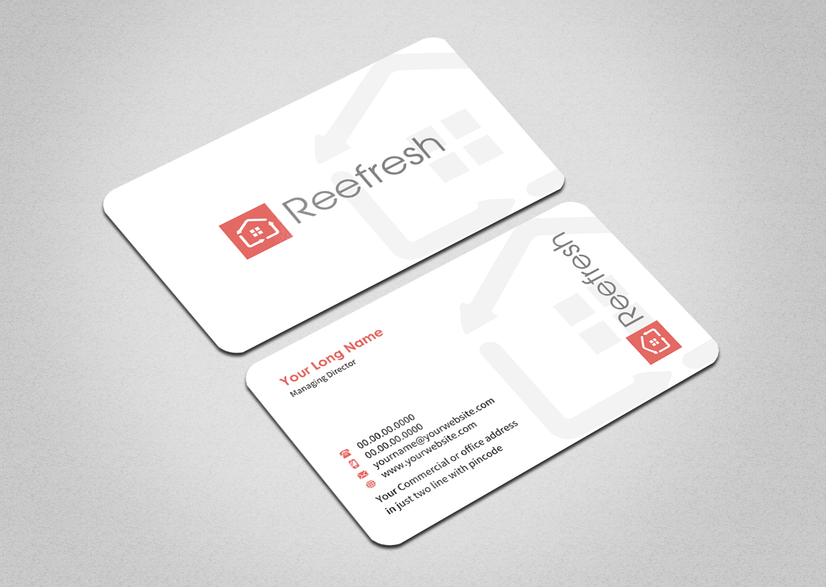 Business Card Design by INDIAN_Ashok for Reefresh | Design #6439530