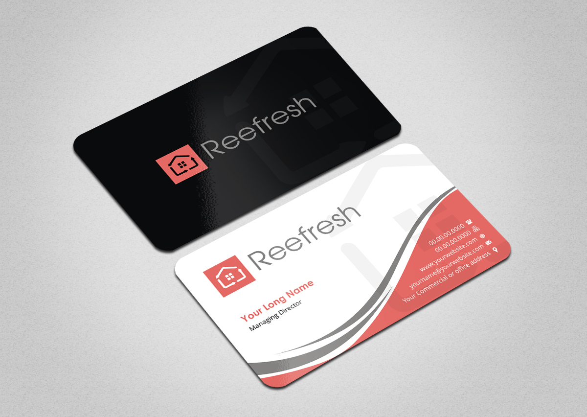 Business Card Design by INDIAN_Ashok for Reefresh | Design #6439531
