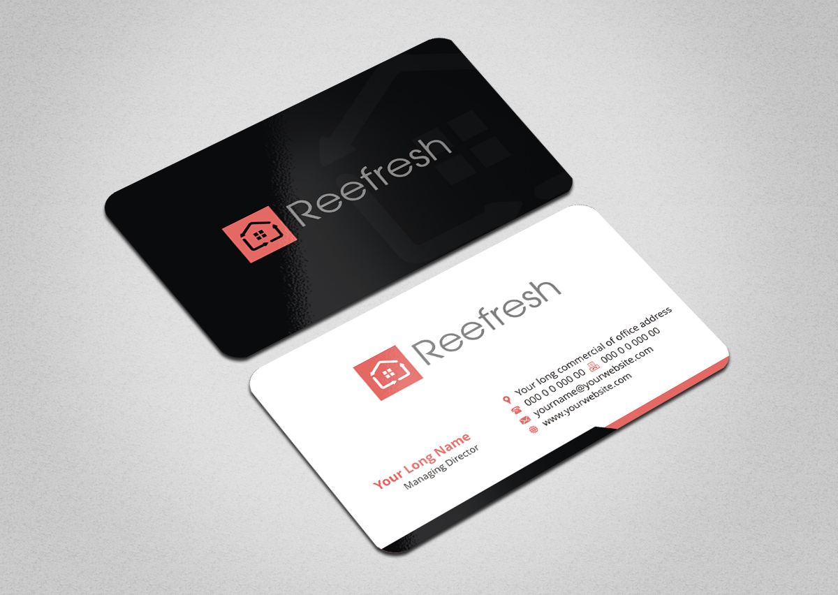 Design de Carte de Visite par INDIAN_Ashok pour Reefresh | Design #6439551