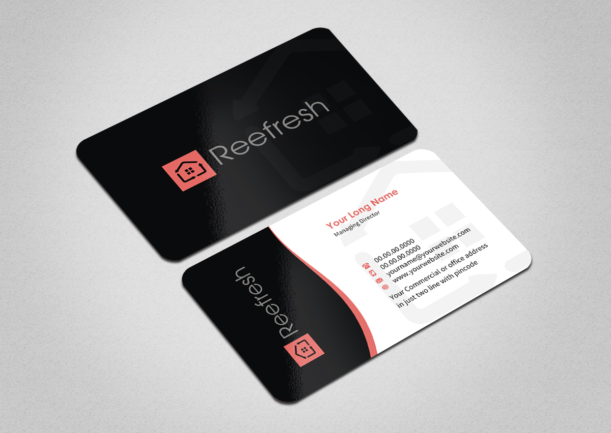 Business Card Design by INDIAN_Ashok for Reefresh | Design #6439562