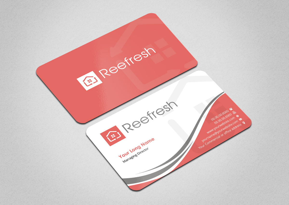 Design de Carte de Visite par INDIAN_Ashok pour Reefresh | Design #6439569
