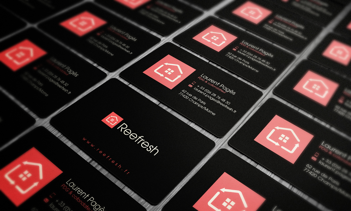 Business Card Design by ironmaiden for Reefresh | Design: #6448018