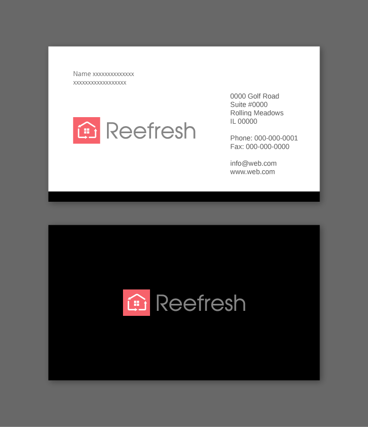 Business Card Design by kps for Reefresh | Design #6438699