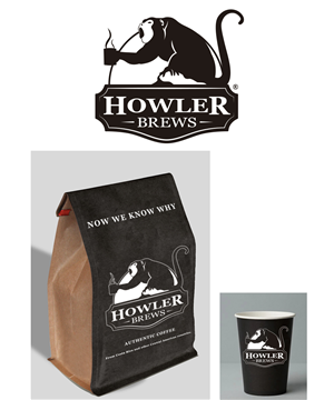 Diseño de Logo por StudioD™ para Howler Brews | Diseño: #6567362