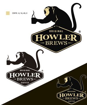 Diseño de Logo por StudioD™ para Howler Brews | Diseño: #6643600