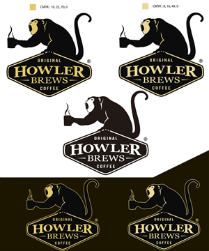Diseño de Logo por StudioD™ para Howler Brews | Diseño: #6643680