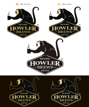 Diseño de Logo por StudioD™ para Howler Brews | Diseño: #6683642
