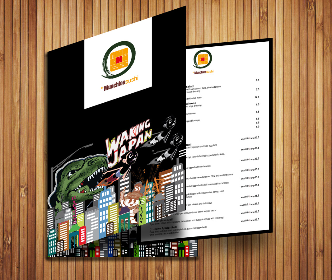 Menü-Design von JCR für Munchies Food Pty Ltd | Design #1693029