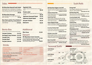 Design de Menu par CarolC pour Munchies Food Pty Ltd | Design : #1720369