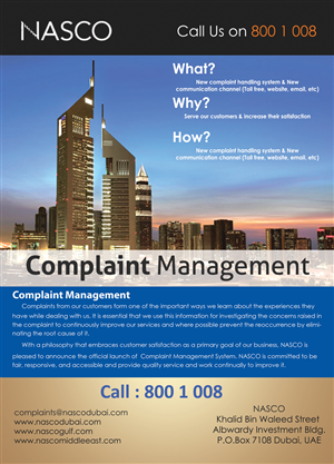 Flyer Design by Akaram Advertising for NASCO Gulf | Design #6444356