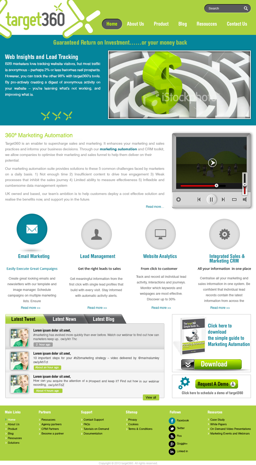 Wordpress Design by Creative Usha for target360 | Design #1721083