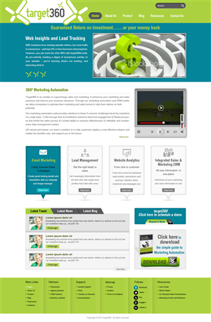 Wordpress Design by Creative Usha for target360 | Design: #1728624